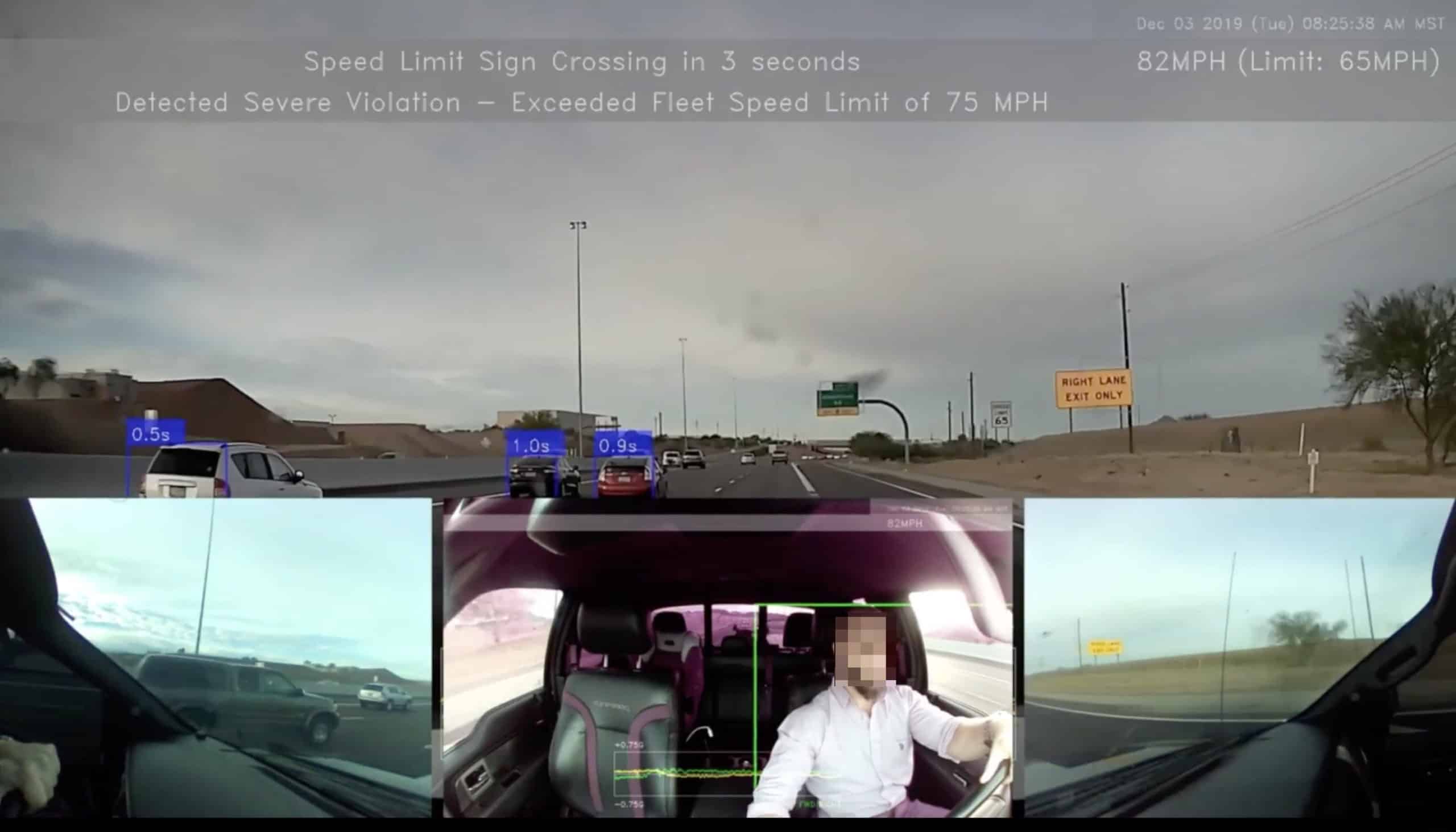 fleet video monitoring unsafe driving